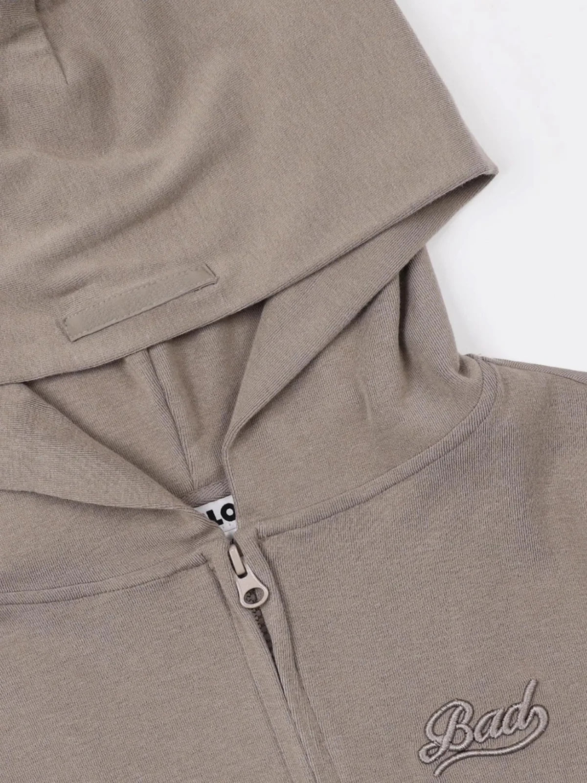 American Style Slim Fit Hoodie Embroidered Zipper Jacket Women Casual Versatile Autumn Outerwear Long Sleeve Short Length