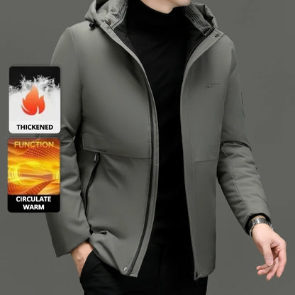 Top Grade Thick Fashion Casual Warm Outerwear Designer Hooded Winter Parka Coat Mens Newest Jacket Windbreaker Mens Clothes