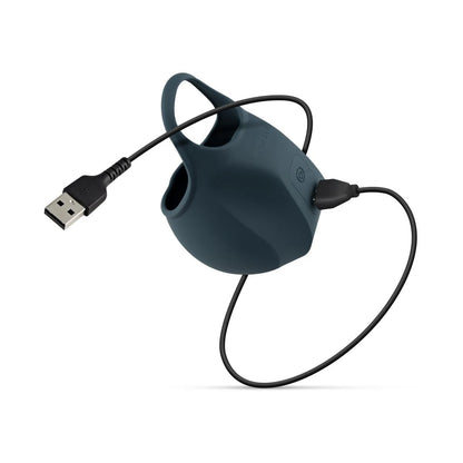1pc Vibrating Cock Ring With Testis Massager Stimulating Ball Pouch Tapping Pulsating Pouch Vibrating Sleeve Ring Penis And Scro