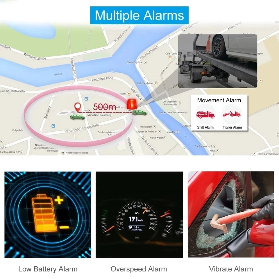 10000mAh 2G 4G TKSTAR Tracker GPS Locator Magnet Waterproof IP65 GPS Car Tracker Long Standbt time LIFETIME FREE APP  PK TK905