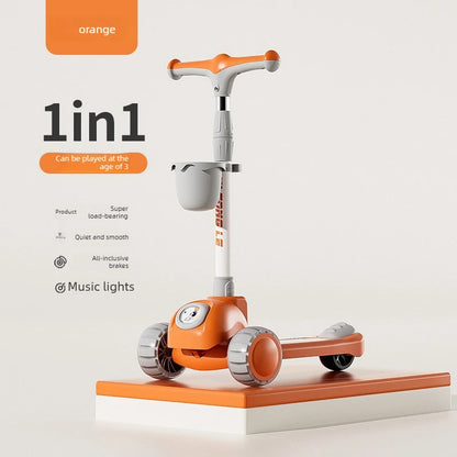 Scooter for children and scooter suitable for boys and girls, ideal for helping children develop their sense of balance