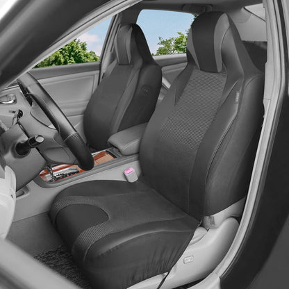 AUTOKING High Back Car Seat Covers Leather Seat Covers Universal Size Fit For Most Car SUV Truck Vans Accessories Interior