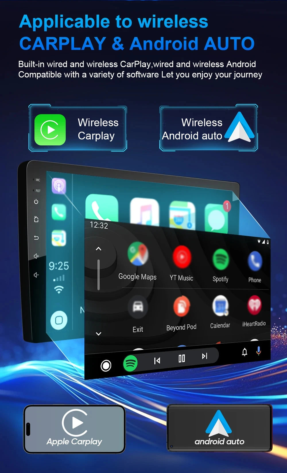 For Nissan Juke Yf15 2010 2011 2012 2013 2014 Carplay Auto 5g+wifi Gps Car Radio Navigation Multimedia Video Player Stereo Bt
