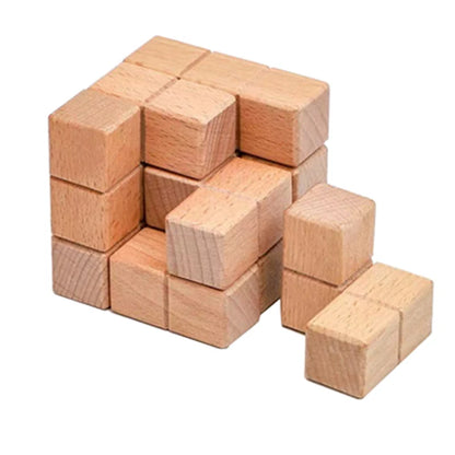 Disentanglement 3D Soma Cube Puzzle Montessori Brain Teaser IQ Logic Training Mind Challenge Educational Toys For Kids Adults