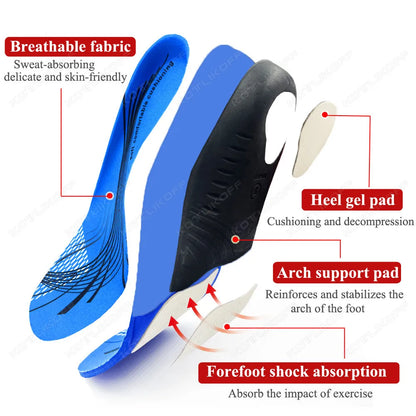 Flat Feet Template Arch Support Orthopedic Insoles Men Women Plantar Fasciitis Heel Pain Orthotics Insoles Sneakers Shoe Inserts