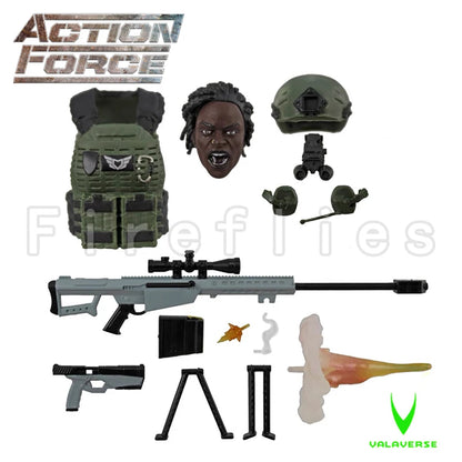 1/12 6inches Valaverse Action Force Action Figure Wave 3.1 Anime Model For Gift