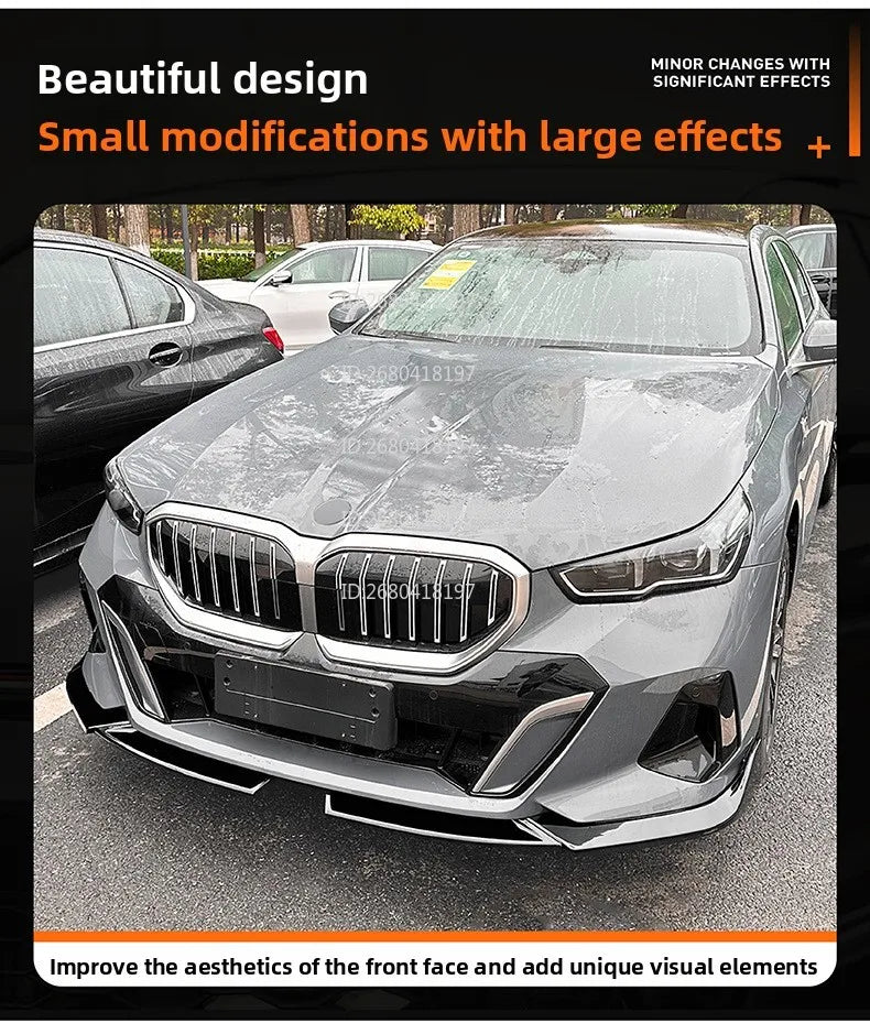 For BMW 5 Series Bmw I5 G60 G61 2024+ Mp Front Lip Front Shovel Spoiler Modification Accessories