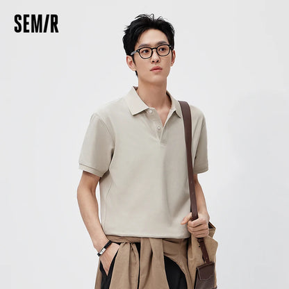 Semir Mens Polo 2026 Classic Lapel Knitted Moisture Wicking Quick Dry Cool Feeling Antibacterial