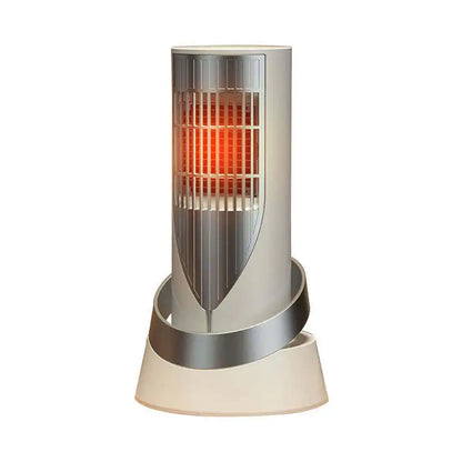 Heater with Fan Portable Desktop Electric Mini Room Fan Heater with PTC, Dormitory Desktop Energy Saving Fan Heater