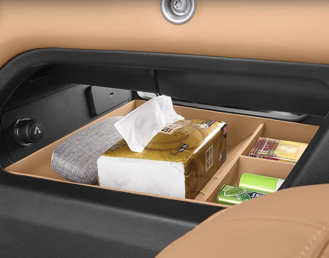 For 2020-2025 Land Rover Defender 90/110/130 Central Control Lower Storage Box Car-Specific Silicone Storage Organizer
