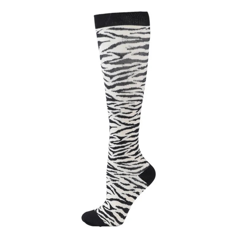 1Pair New Compression Stockings 20-30Mmhg Knee High Sports socks Fit Medical Varicose Veins Pregnant  Edema Diabetes Circulation