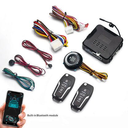 Remote Starter and Car Alarm Smart App Remote Start Stop System for Cars Engine Push Start System with Auto Ignition Button