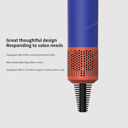 1400 Watt Super 200 Million Anion Blow Dryer Mini Portable Hair Dryer With Diffuser Nozzles Ions Hair Care Dryer Cold/Hot Wind