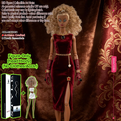 BJD MJD 1/6 Realistic Supermodel Doll 12.6 Inch Ball Jointed Articulated Posable Collectible NoClothes