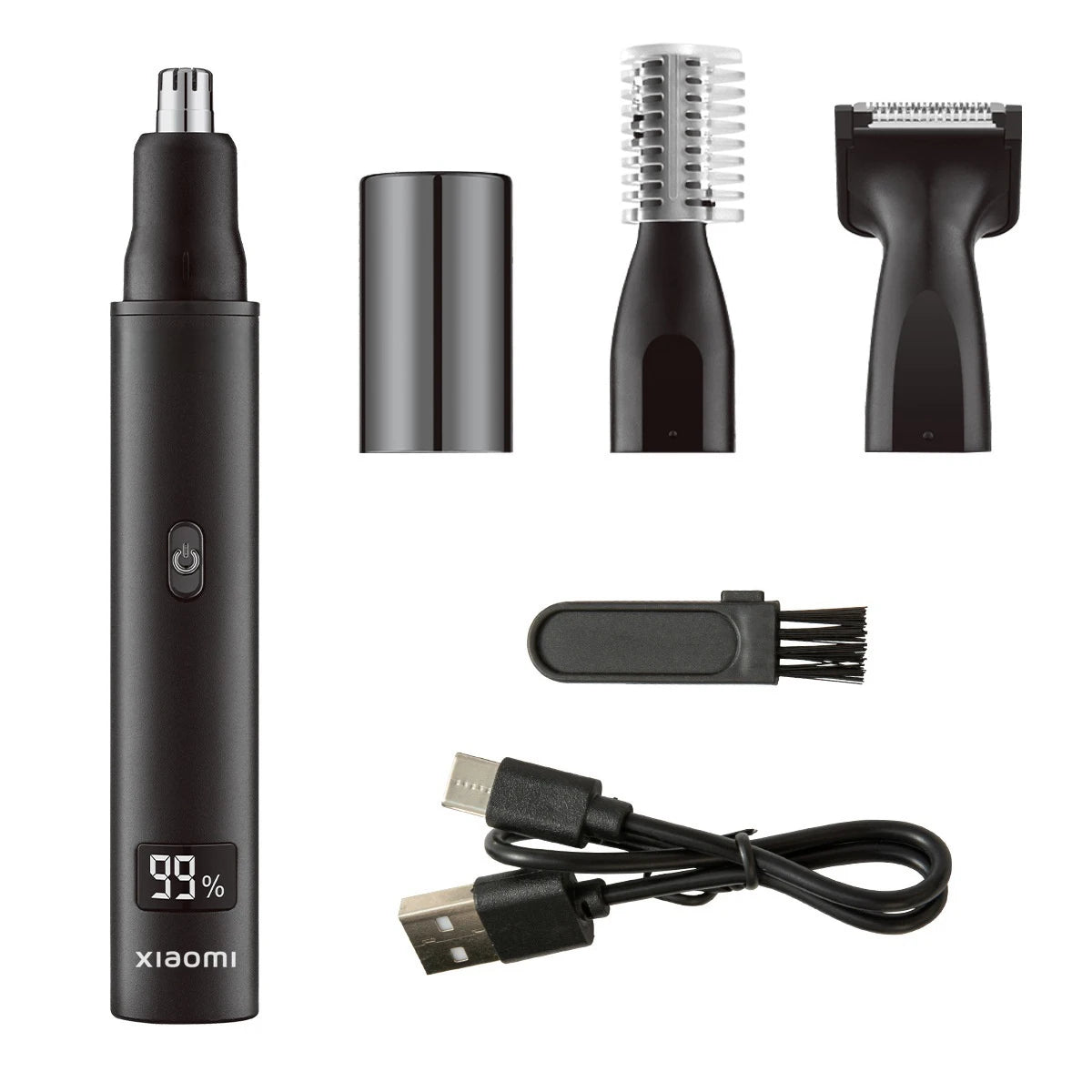 NEW! Xiaomi 3 in 1 Electric Nose Ear Hair Trimmer for Men Painless Rechargeable Sideburns Eyebrows Beard Hair Clipper Shaver