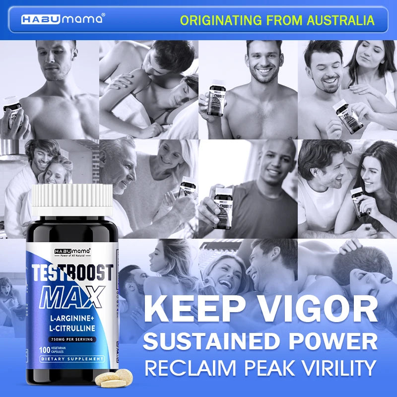 100pcs L-ARGININE Male Supplements for Vitality Renewal, Prolong Intimacy