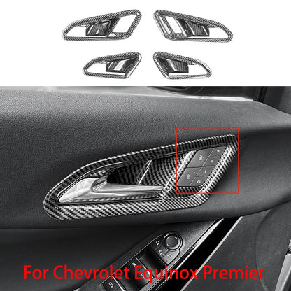 For Chevrolet Equinox Premier 2025 2026 Inner Door Handle Bowl Frame Cover Trim Automotive Interior Accessories LHD