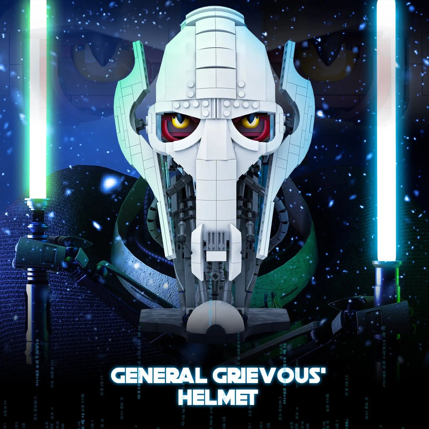 MOC 788pcs Idea General Grievous Helmet Building Blocks Bricks Model Helmet Collection Assembling Toys for Children Adults Gift