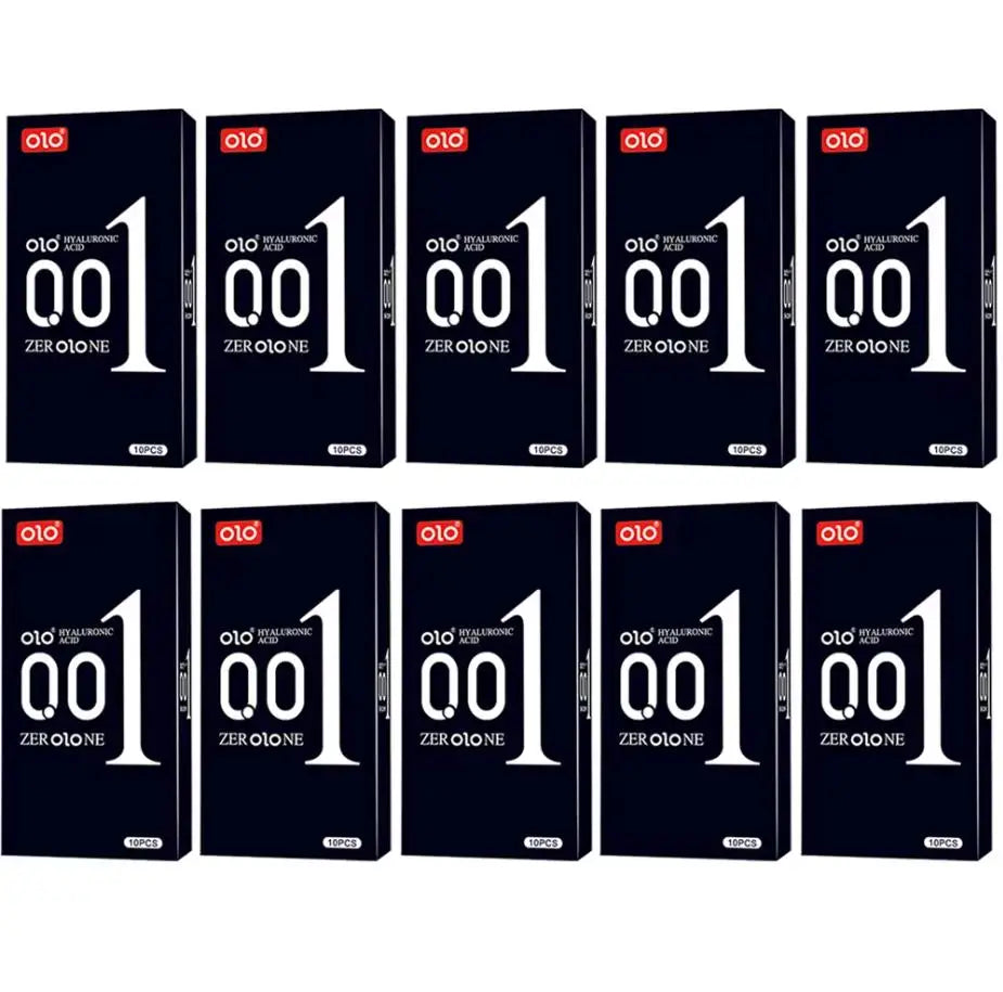 100pcs Condoms Hyaluronic Acid Penis Sleeve Lubricante Sexual Natual Latex Презервативы Health Safer Sex Products Adult 18+