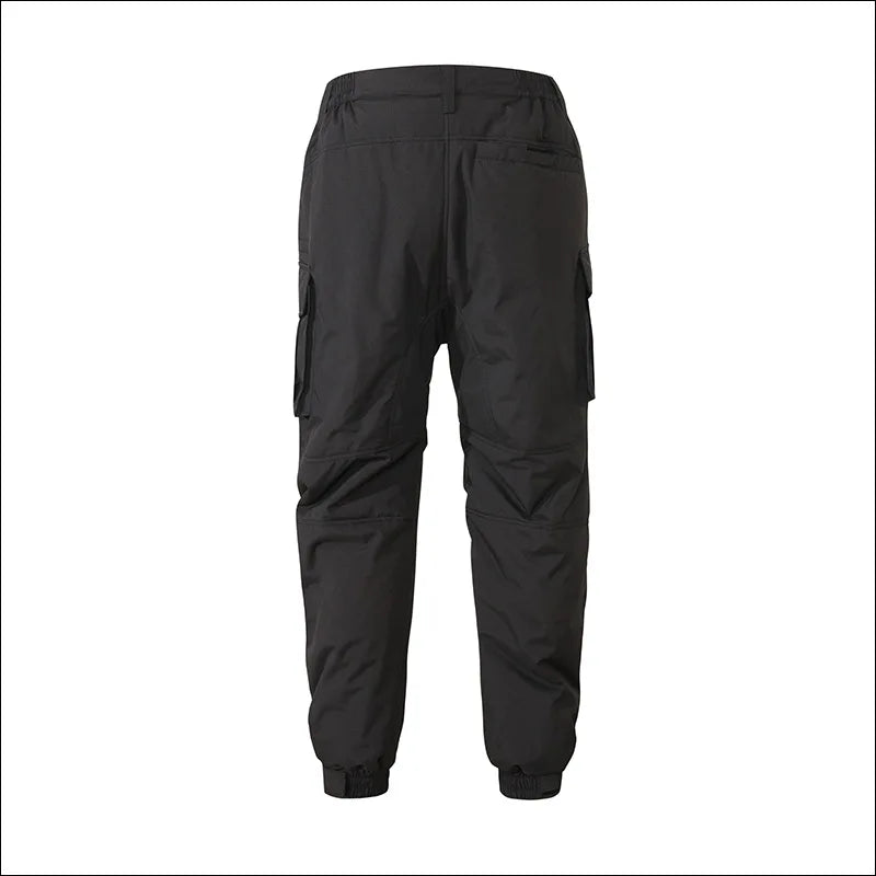 Heated Work Trousers Winter Thick Warm Cold Proof Heating Tactical Pants USB Intelligent Constant Temperature Bamboo Charcoal...