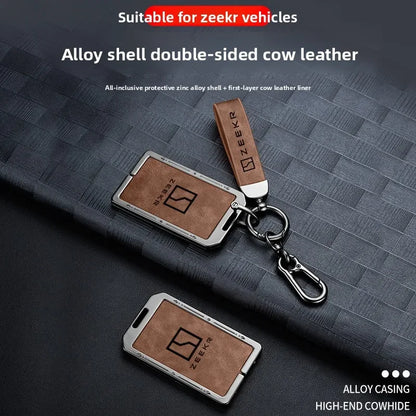 Suitable for ZEEKR Card Keycase 001 9x 7x zeekr 007gt zeekr 009 Automotive NFC Card Pack Protective Shell NFC Card Keychain