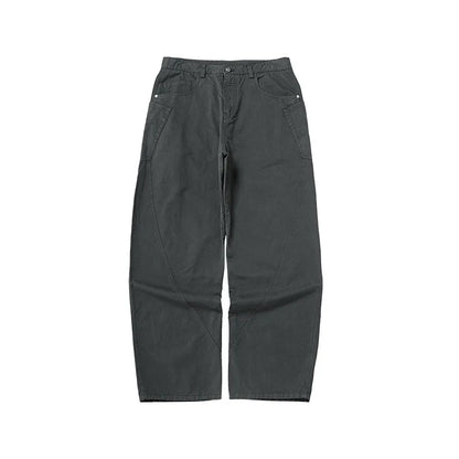 Custom LOGO Men's Scimitar Cargo Pants 2025 Winter 100% Cotton American Vintage BoxyFit Slacks