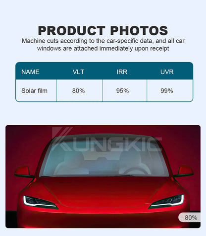 Pre-Cut Car Window Privacy Tint Film For Tesla Model 3 2020-2023 Auto solar UV Protector films for Tesla Model 3 Highland 2024