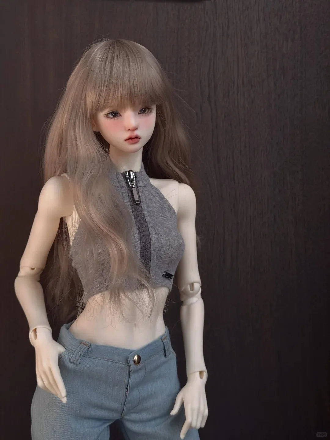 New SD BJD Doll 1/3 meigui  Beautiful Girl Delicate Makeup High Quality Resin Toy Birthday Gift Dolls Assembly free shipping