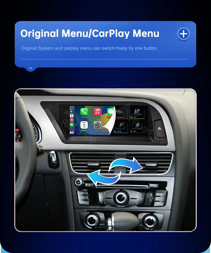 CN Road Top 8.9 12.3'' Touch Screen Multimedia Player Andriod Auto Link For Audi A4 S4 B8 2009-2015 GPS Carplay Display Car Play
