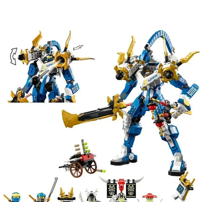 New Golden Dragon Bricks Golden Dragon Building Block Set Model Toys For Birthday Gift