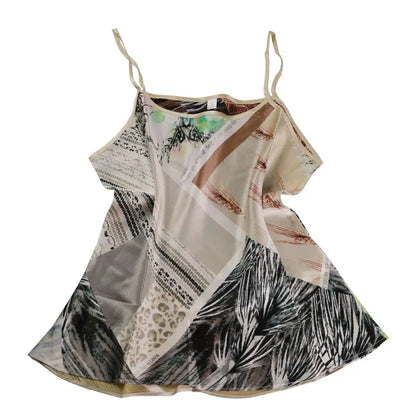 100% mulberry silk, silk, satin, breathable candy color, short backing, small suspender vest for women.