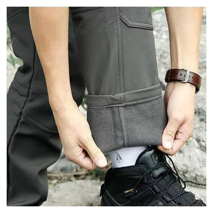 Men Winter  Waterproof And Warm Pants, Rock Climbing, Cycling, Sports, Camping, Hiking, Fishing, Combat, Casual Pants