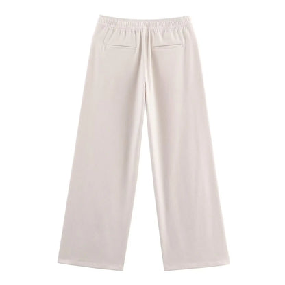 Autumn Pants Sets Women's 2025 New Fashion Loose Elegant Warm Women's Sets Chic Street Travel Holiday Autumn 2-piece Suits