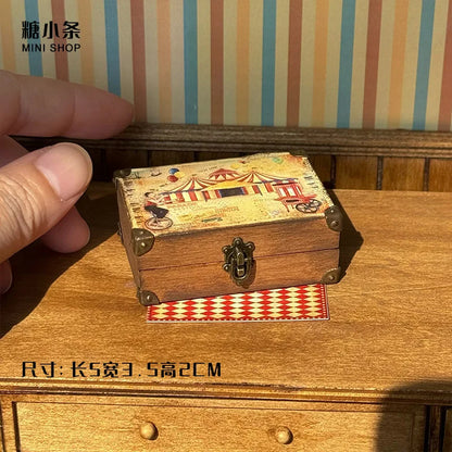 1:6 and 1:12 Dollhouse Mini Model Furniture Accessories Circus Jars Box Spice Cabinet Bjd Gsc Blyth Soldier Lol Dolls Decor Prop