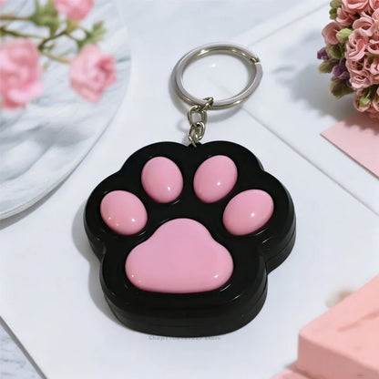 New Cat Kawaii Claw Pop It Fidget Toy Keychain Color Matching Push Bubble Anti-anxiety Squeeze Pendant Portable Mini Sensory Toy