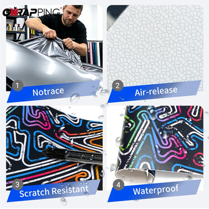 Camo Film Automotive Vinyl for Motorcycle Wrap Foil Car Decals and Graphics Vehicle Decoration Body Covering Decal Car Accessory