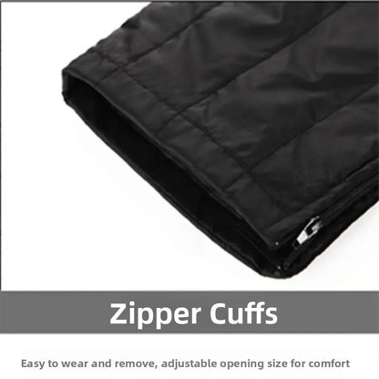 Thiened High Waist down Pants Men's Winter Outerwear Indoor Wear Large Size Warm Cotton Trousers for Middle-Aged And ly