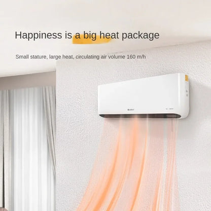GREE Electric Heater Wall-mounted IPX4 Waterproof Dual-use Bathroom Small Household Heater 220V