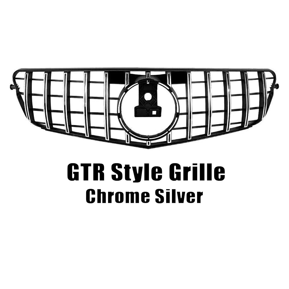 XVIP Front Bumper Grille Hood Grille For Mercedes Benz C W204 C43 2008-2014 C180 C200 C250 C300 AMG GTR Diamond Style Grille