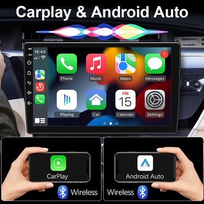 HIPPCRON 2Din 7"/ 9" Car Radio Android Multimedia Video Player Wireless Carplay Android auto Universal LINUX System Touch Screen