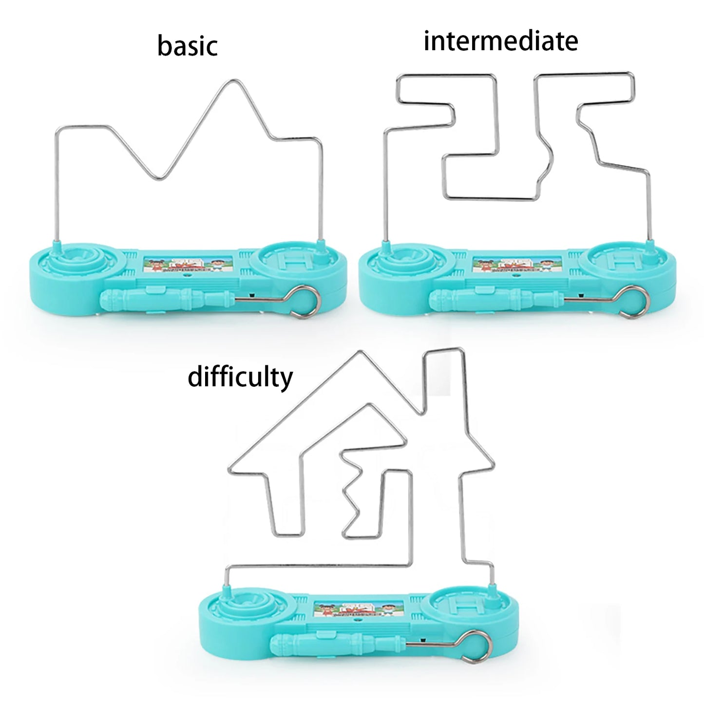Electric Touch Fire Maze Toy Focus Training Desktop Game Fire Impact Hand Eye Coordination Puzzle Toy