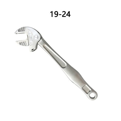 Heavy Duty Industrial Self Adjusting Ratchet Crab Claw Pipe Wrench Wide Jaw for Automotive Plumbing Manufacturing Repair Tool