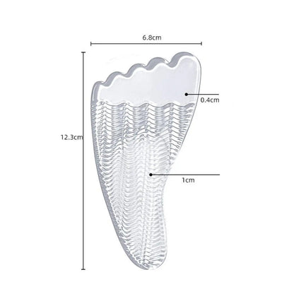 2 Pieces Arch Support Shoe Inert Portable Anti Slip Universal High Heel Inserts for Sandals Sports Flats Boots Casual Shoes