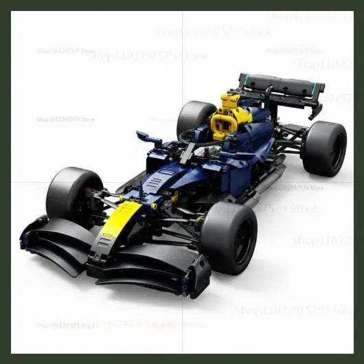 Speed Racing Car Building Blocks Set 1:10 Scale DIY Model Kit for Kids and Adults Collectible Race Car Toys 1200pcs Gift Display