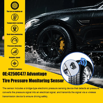 1/4PCS Tire Pressure Monitoring Sensor TPMS 4250C477 For Peugeot 4008 Mitsubishi Outlander Compatible With 1612477080 433MHZ
