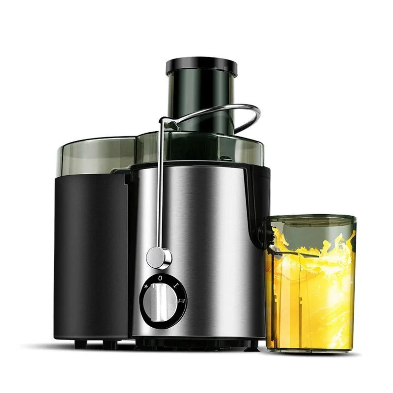 BPA-free Juicer Machine 800W Centrifugal Stainless Steel Juicer Extractor with Wide Mouth 3” Feed Chute for Fruit Vegetable