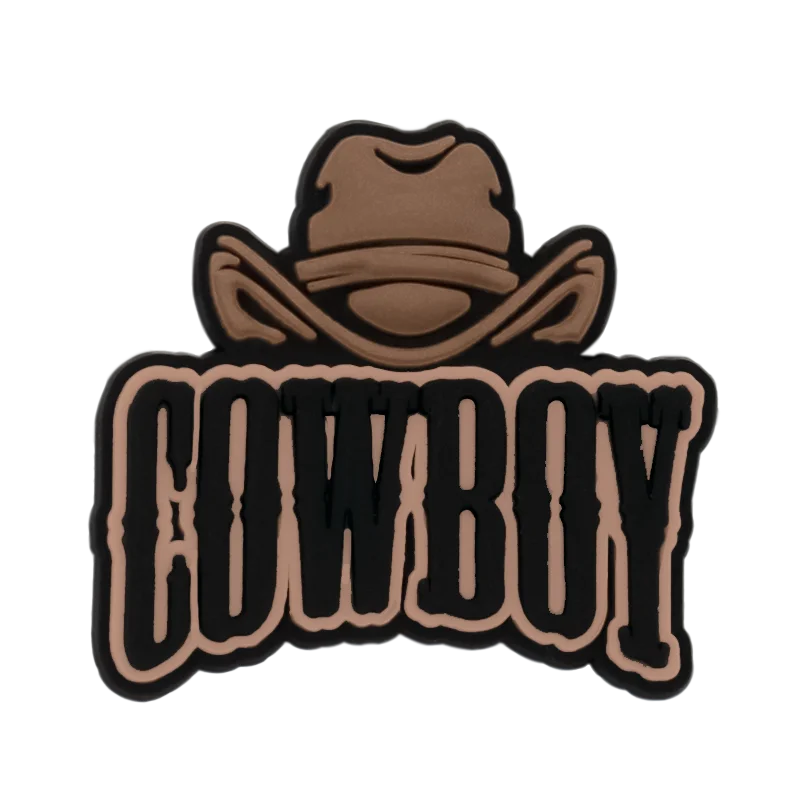 1/25Pcs Western Cowboy Theme PVC Shoe Charms for Clogs, with Hat, Boots, Horse, Poker Chip, Beer Mug Clog DIY Accessories Gifts
