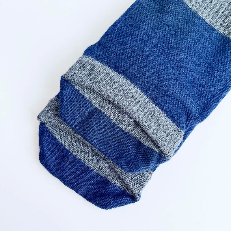 1/6 Pairs Man Five Finger Socks Large Plus Size Patchwork Compression Mesh Breathable Fitness Sport Toe Ankle Boat Socks EU43-47