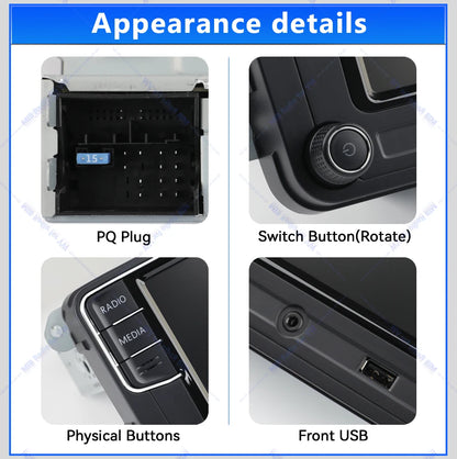 NONAME RCD330 Plus Carplay Car Radio Android Auto MIB Navigator Player 6RF035187F for VW Tiguan Golf 5 6 MK5 MK6 Passat Polo