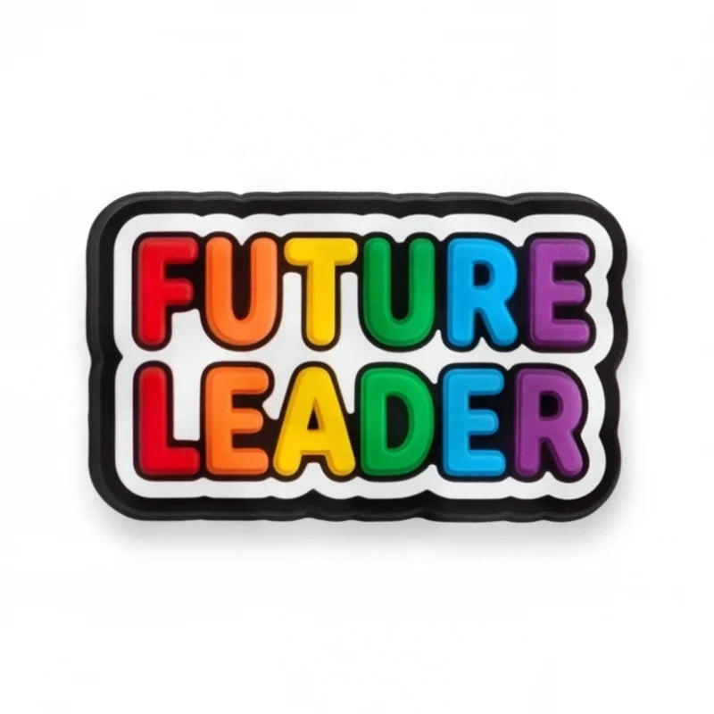 1-20pcs School Student Future Leader Book PVC Sandal Shoe Charms Buckle Clog Fit Wristbands Backpack Decorations Kid Party Gift